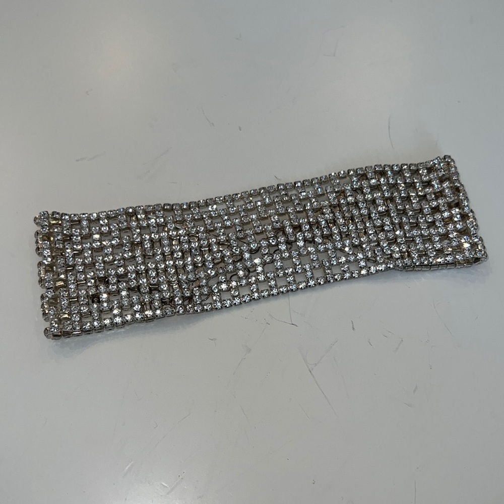 Rhinestone choker
